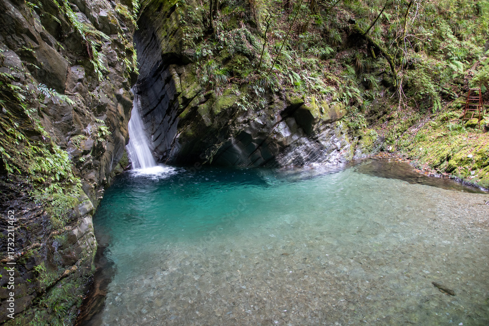 Naklejka premium 三樽権現の滝