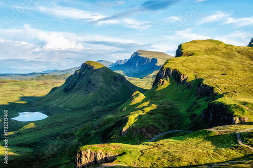Quiraing landscape, Isle of Skye, Scotland