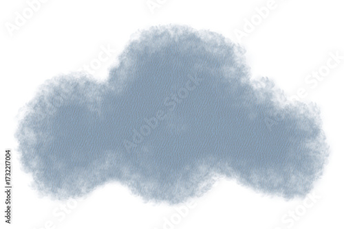 watercolor blue cloud