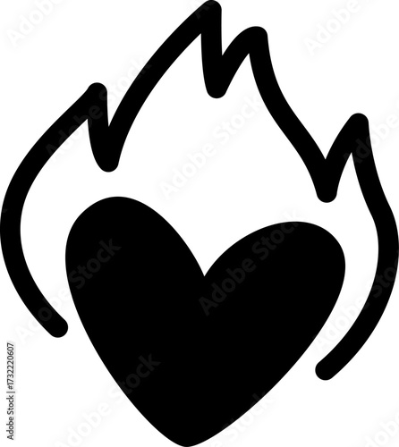Heart in Flame