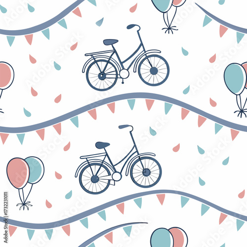 Kids element pattern for print use