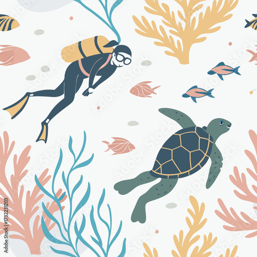 Kids element pattern for print use