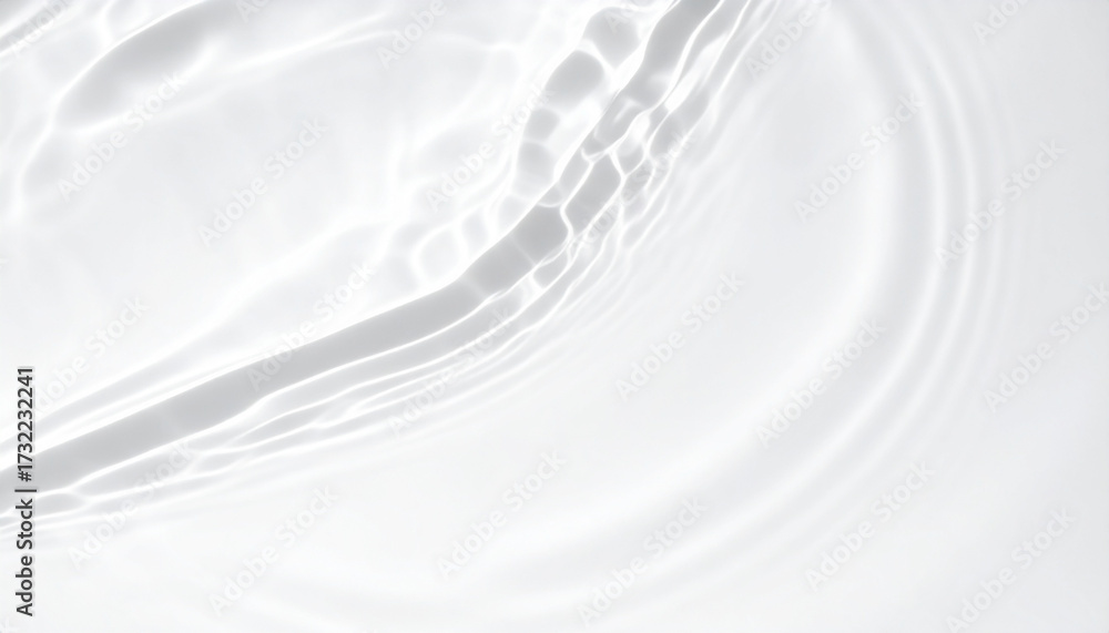 Fototapeta premium Abstract White Rippling Water Background