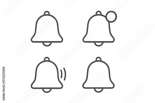 Thermometer icon set editable stroke vector, cartoon style medical temperature icons for websites, apps, books, cards, transparent background, health and weather symbols pack