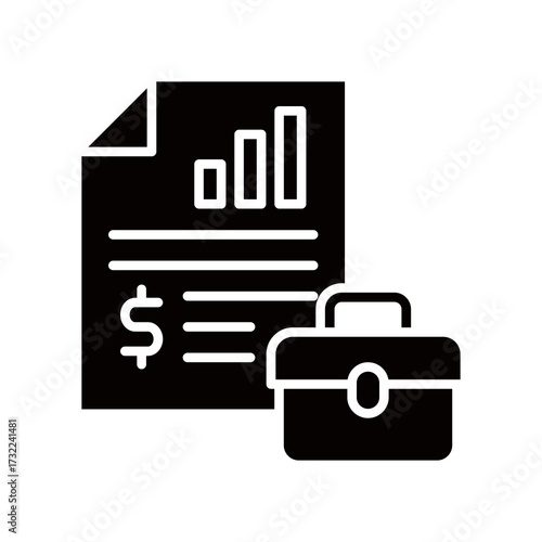 Portfolio glyph icon