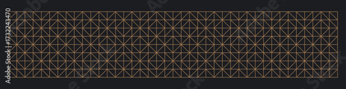 Seamless geometric line pattern in black and gold shades. Graphical illustration for a unique banners, wall decor, textiles and interior design.	
