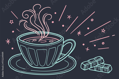 Enjoy a delicious hot coffee with chocolate, a delightful treat to share with your loved ones and friends in a cozy and warm environment today