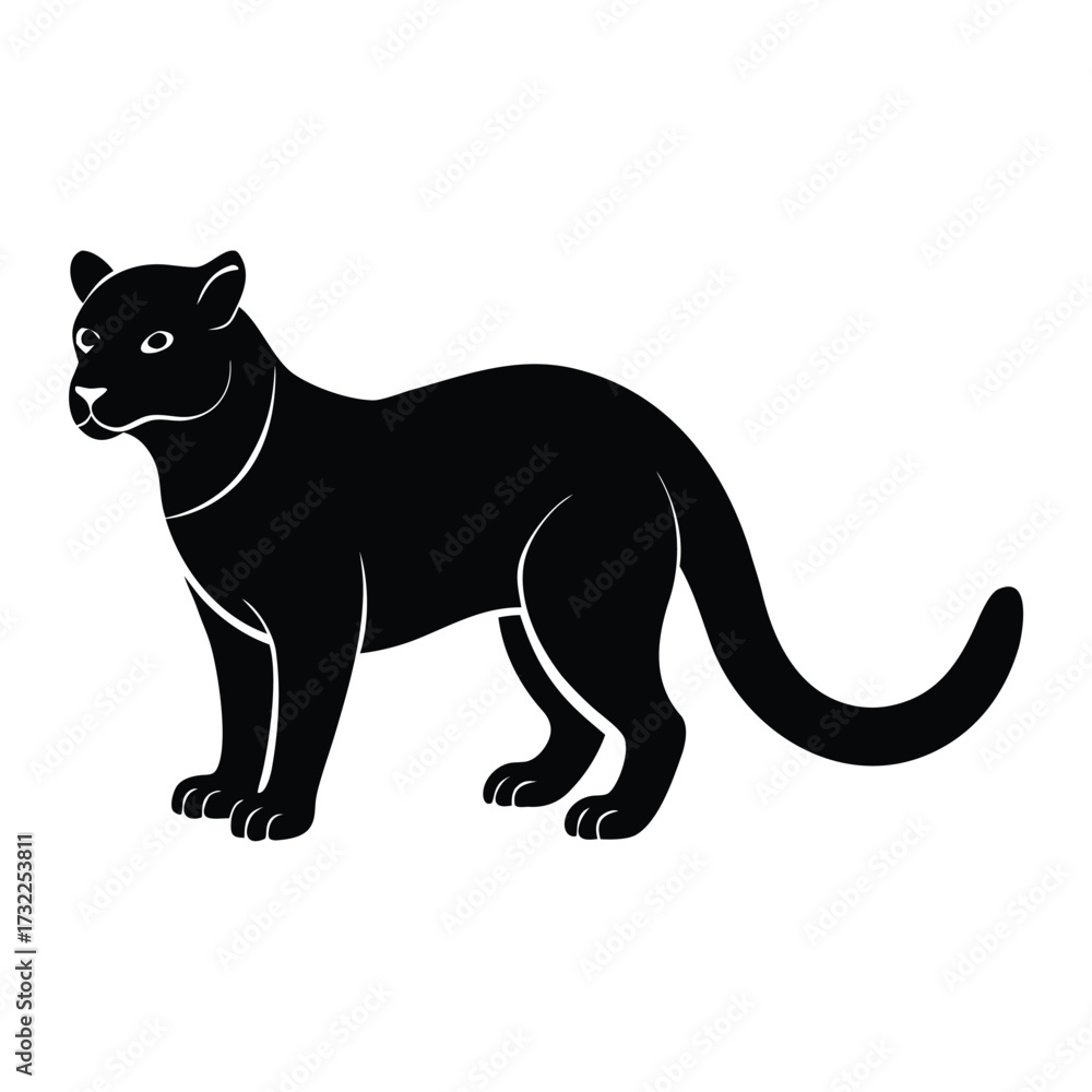 Obraz premium fossa vector icon on white background