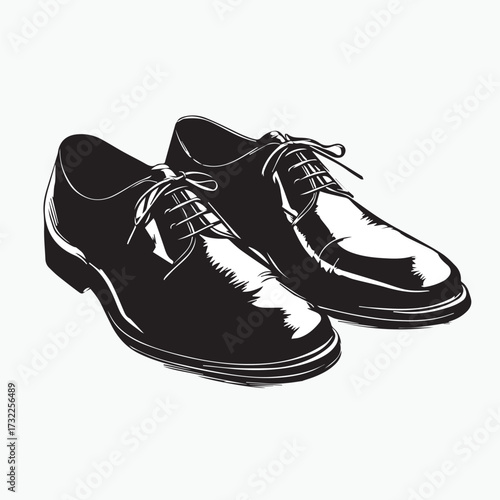 pair of formal shoes