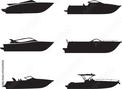 Speedboats motorboats watercraft collection vessel