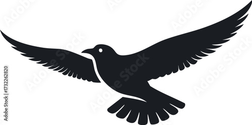 Printbird, eagle, silhouette, vector, flying, animal, wing, illustration, black, nature, tattoo, dove, feather, wildlife, hawk, wings, falcon, birds, fly, flight, symbol, wild, design, art, beak