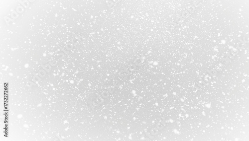 Heavy falling snow PNG overlay on black backdrop