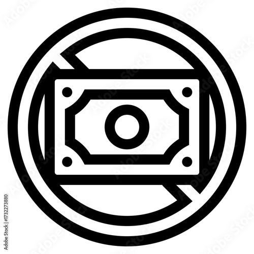 cashless payment icon