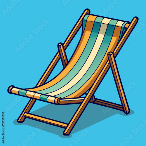 chaise lounge on a white background