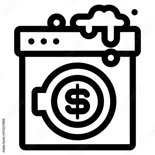 money laundering icon