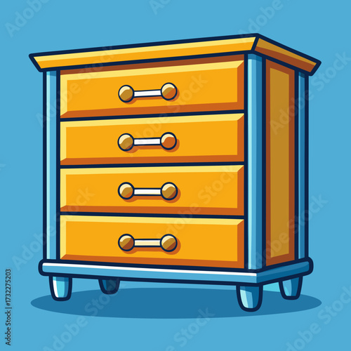 wooden chest of drawers