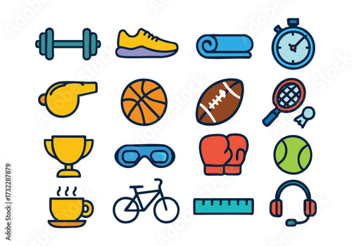 Modern gym and fitness center design elements