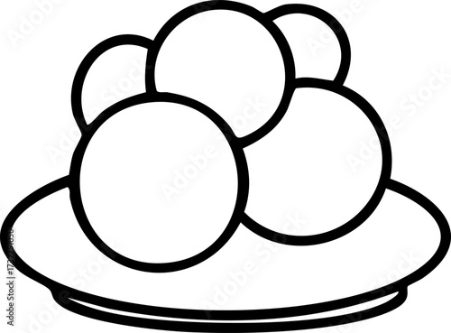 pao de queijo brazillian cheese bread on plate