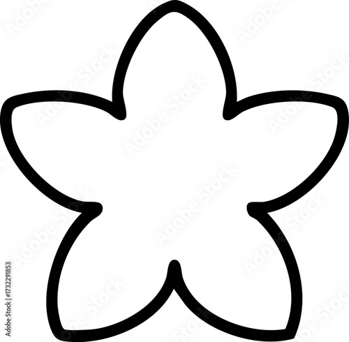 a japan style single flower design