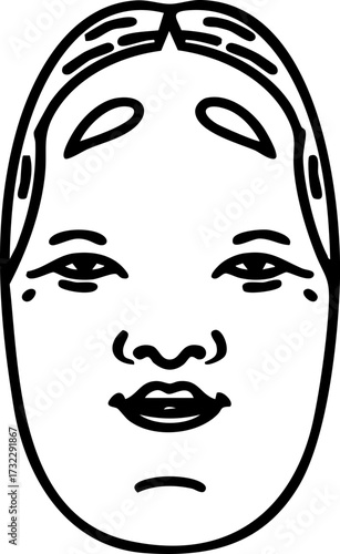 japanese koomoto traditional theatre mask
