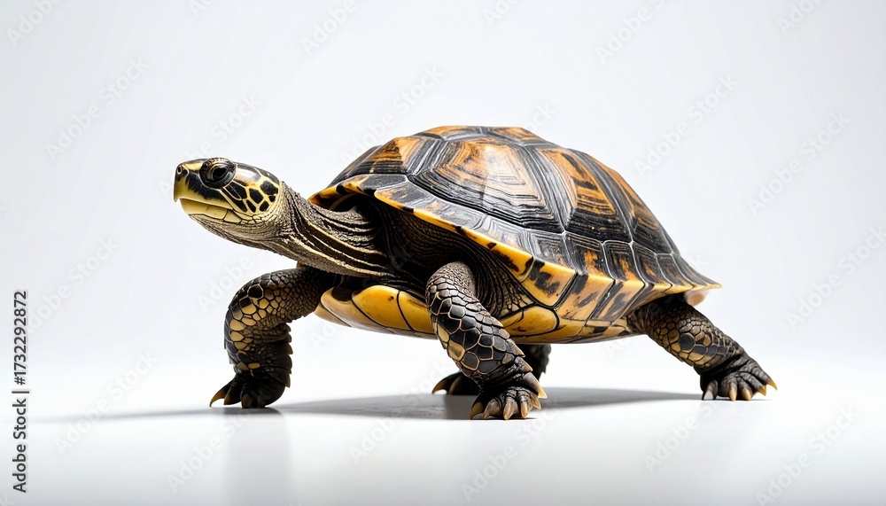 Obraz premium turtle on a white background