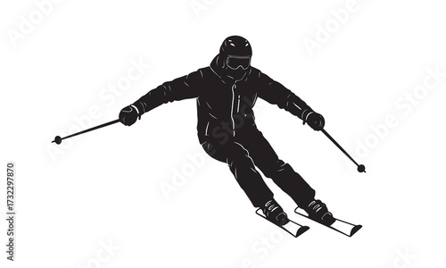 Downhill Skiing Posture for Beginners