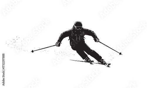 Downhill Skiing Posture for Beginners