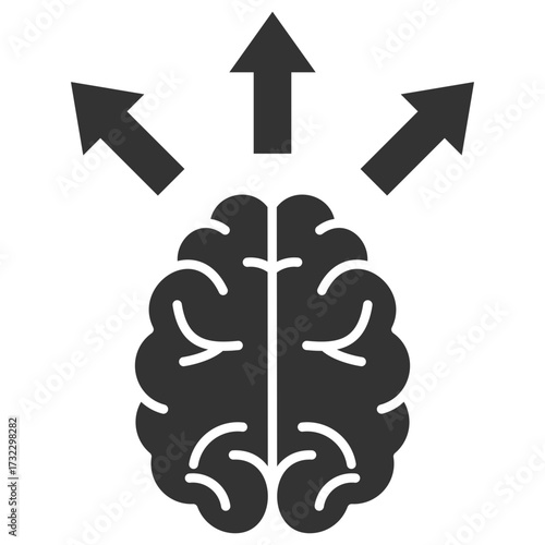 Mindset Glyph Icon