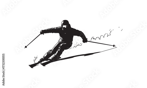 Downhill Skiing Posture for Beginners
