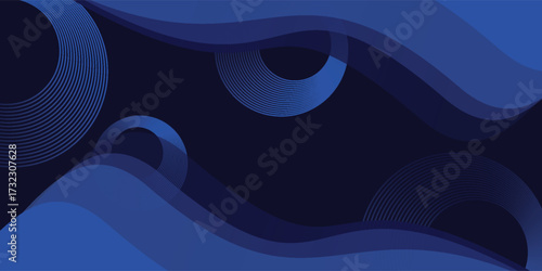 Abstract modern bsckground with elipse and rectangle graphic element, blue modern abstract background for banner and landing page EPS 10