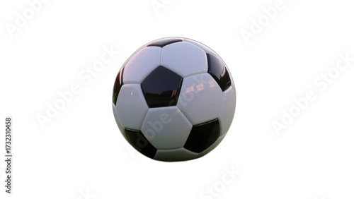 Wallpaper Mural A classic black and white soccer ball isolated on a white background for sport and game play Torontodigital.ca