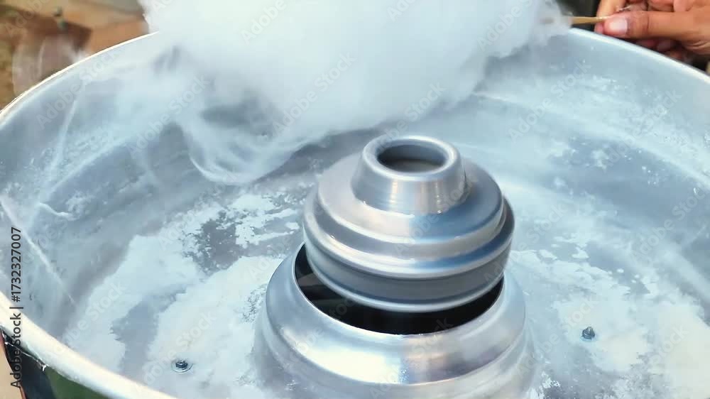 Máquina de fazer algodão doce 60fps