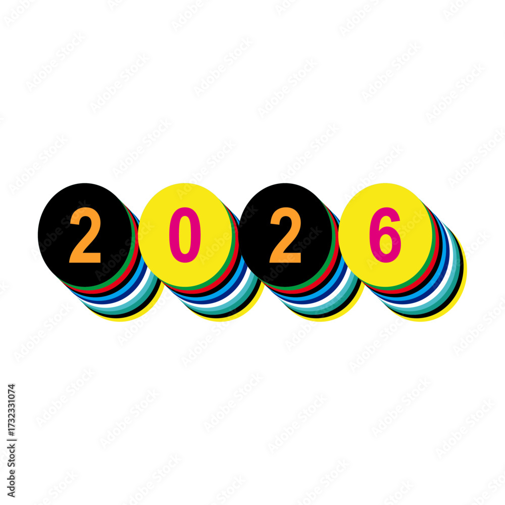 Fototapeta premium 3d red sale discount sign with percent symbol for new year promotion2026