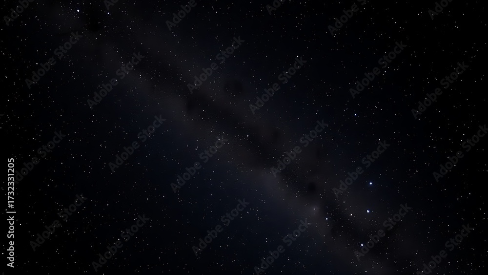 Obraz premium Elegant, luminous chains of star clusters weaving through the velvet blackness of space like a celestial necklace.