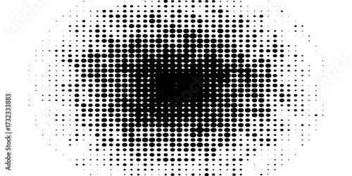 Grunge halftone gradient background. Faded grit noise texture. White and black sandy wallpaper.