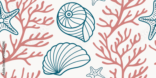 Miscellaneous seamless pattern for kids and adult