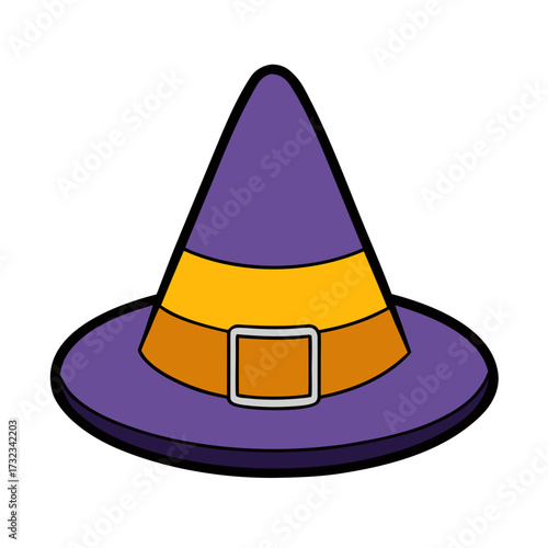 Enchanting Witch Hat Illustration for Halloween Celebration