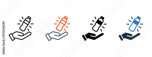 Sample multiple icon style vector illustration