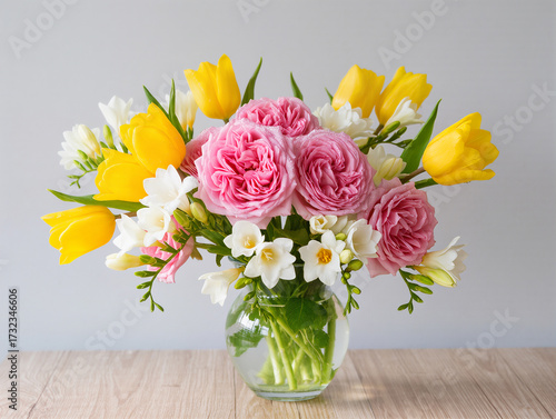 Wallpaper Mural bouquet of flowers Torontodigital.ca