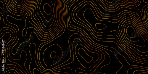 Topographic map background with geographic grid for hiking and mountain sport. luxury topographic wavy pattern and geographic grid map design. paper texture Imitation of a geographical map shade.