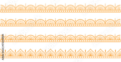 lotus hinduism detailed outline mandala vector. background india hinduism ornament border