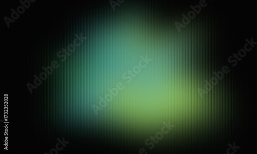 Abstract green and blue textured background with dark vignette and lines