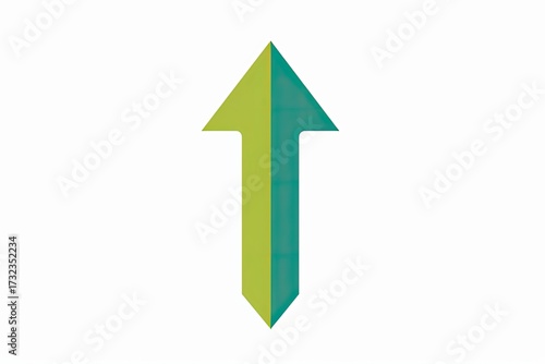 Free Download Upward Arrow on white background. For direction, growth and navigation use - GFXLoad