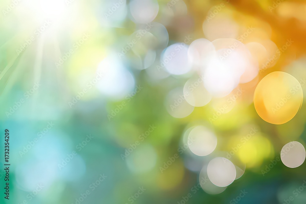 Fototapeta premium Abstract Bokeh Background Of Bright Colors