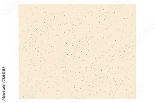 Ecru grain textile texture background. Vintage beige paper with dots, speckles, and flecks. Light rustic craft repeating pattern. Natural grunge surface for design backdrop.