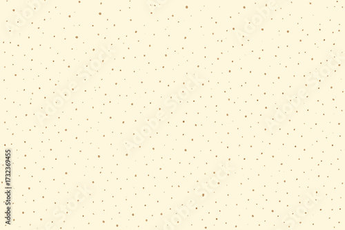 Seamless organic eggshell texture with flecks. Minimalist vintage ecru background pattern. Natural recycled paper or terrazzo effect with brown speckles, dots, and particles.