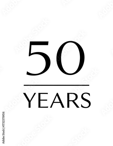 Simple anniversary logo