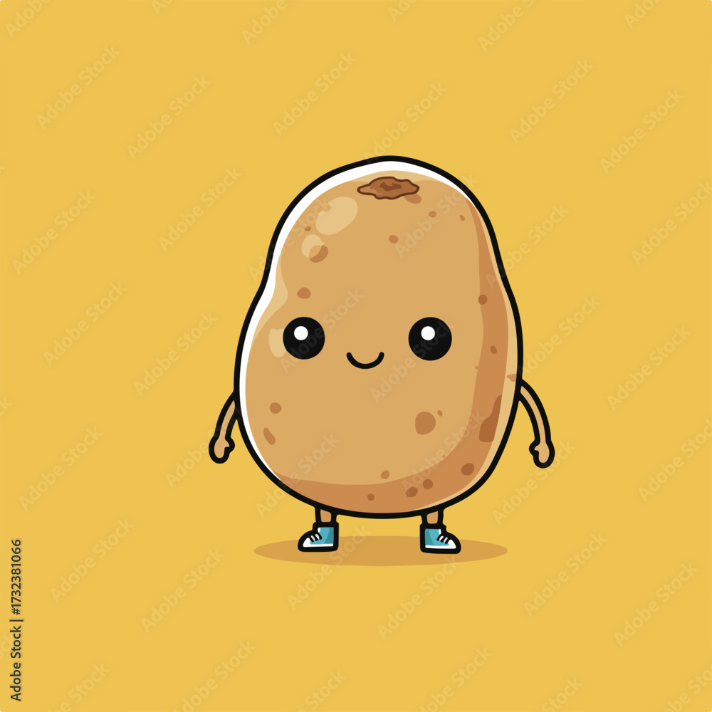 Obraz premium french fries vector illustration