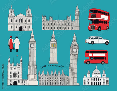 London tourist landmark national symbols
