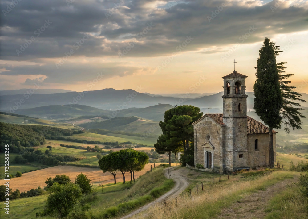 Fototapeta premium bald eagle on a branch